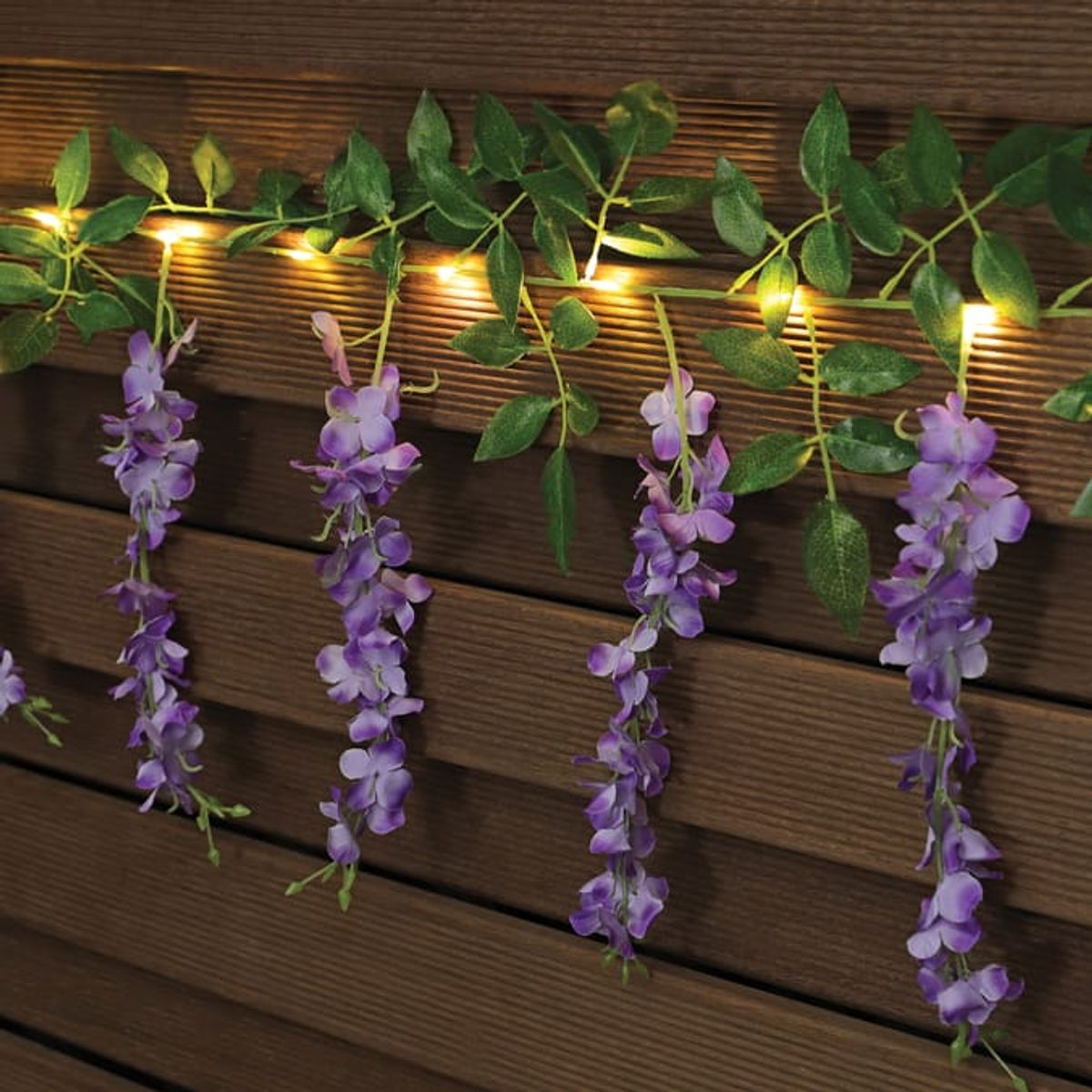 Firefly Wisteria String Solar Lights