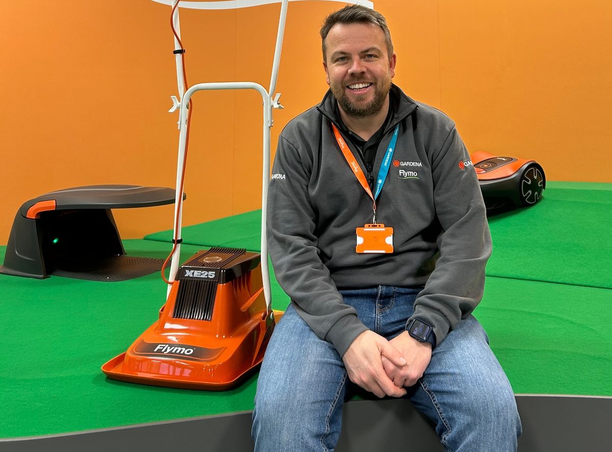 Michael Holden, lawn guru at Flymo