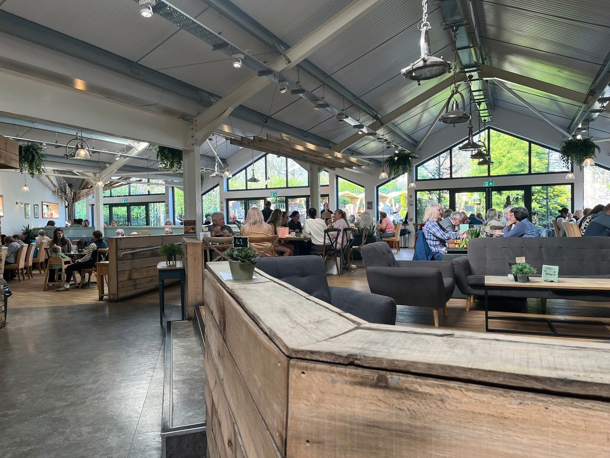The restaurant inside Birkacre