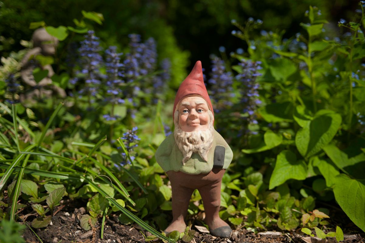 A garden gnome was used in the fight