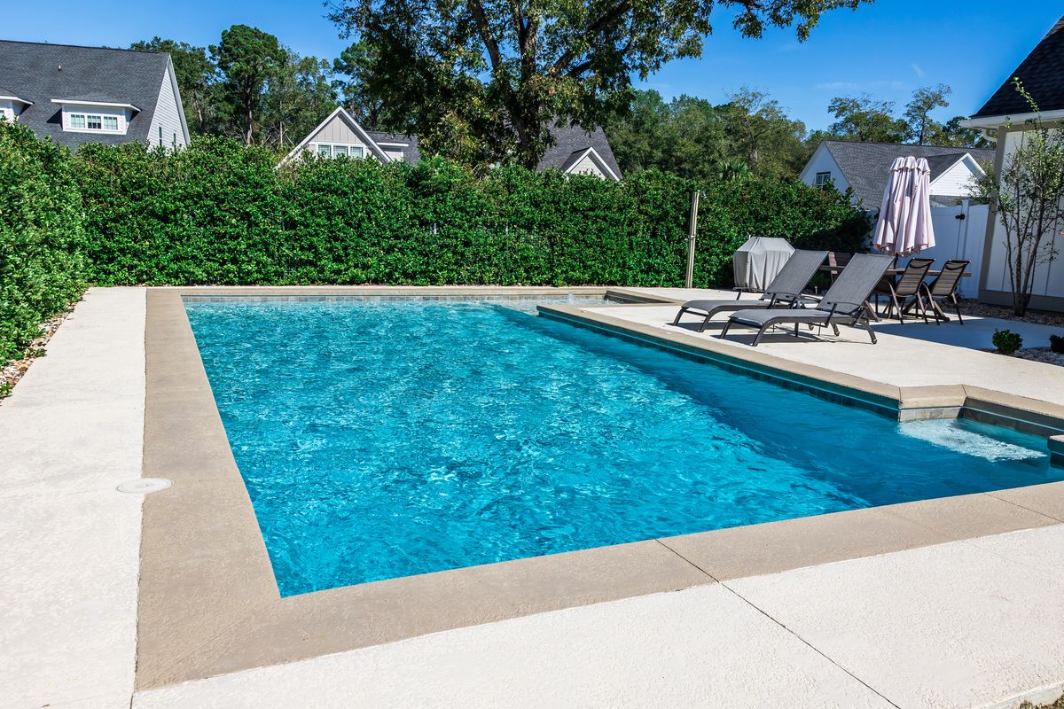A swimming pool in the garden would be amazing... for those who can afford it