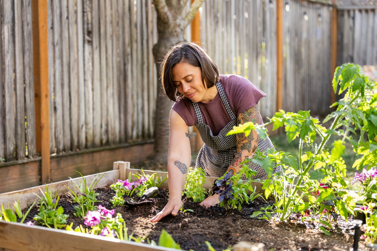 This is the perfect time of year to plant a flower or vegetable bed