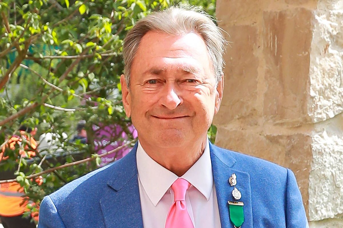 LONDON, ENGLAND - MAY 19: Alan Titchmarsh walks through the Killik & Co 'Save for a Rainy Day' Garden at Chelsea Flower Show on May 19, 2025 in London, England. (Photo by Dave Benett/Getty Images for Killik & Co)