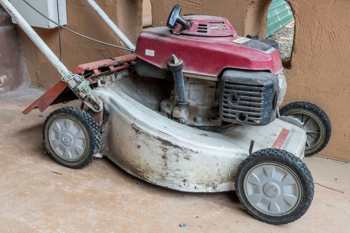 Lawn mower.