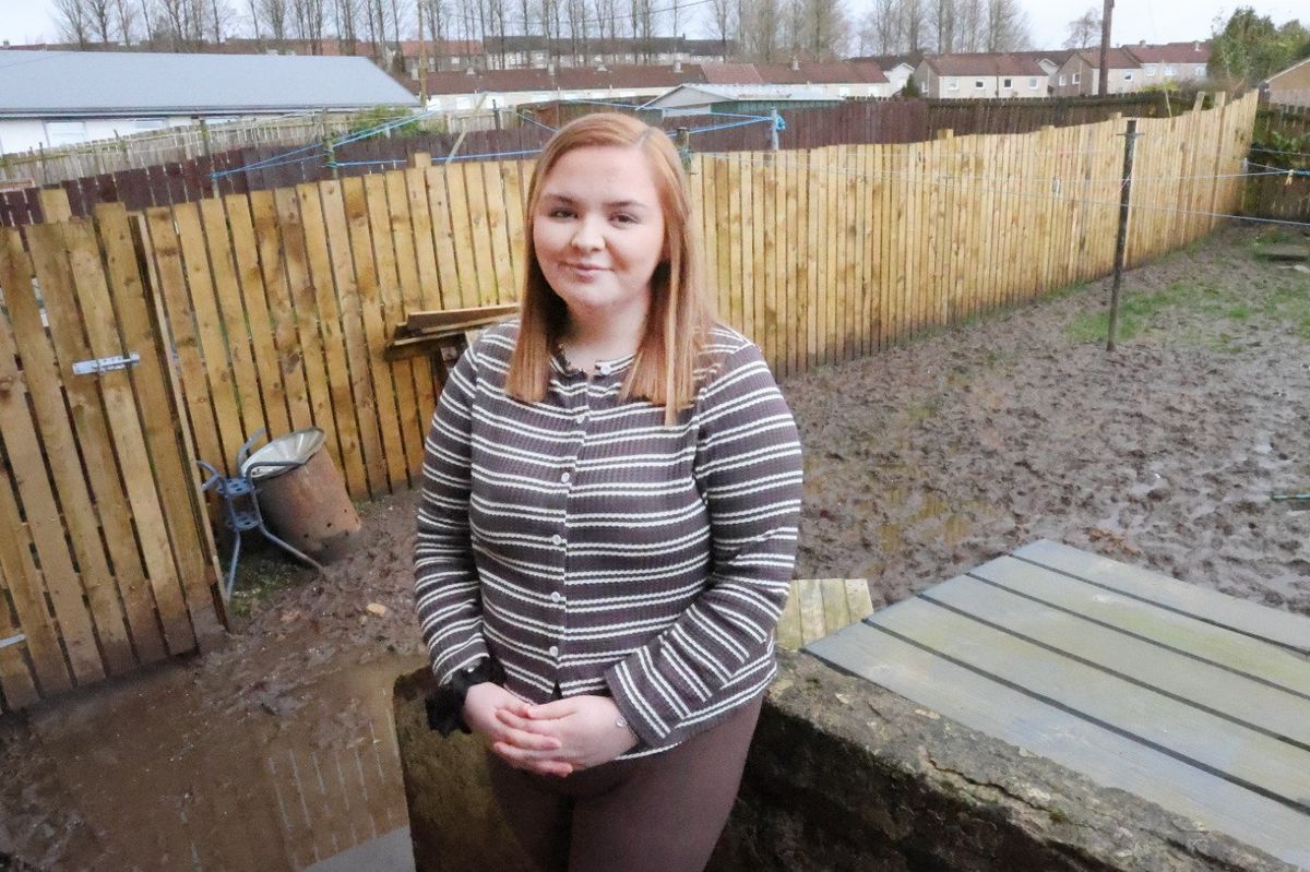Jade McLellann and her "hazardous swamp'' garden