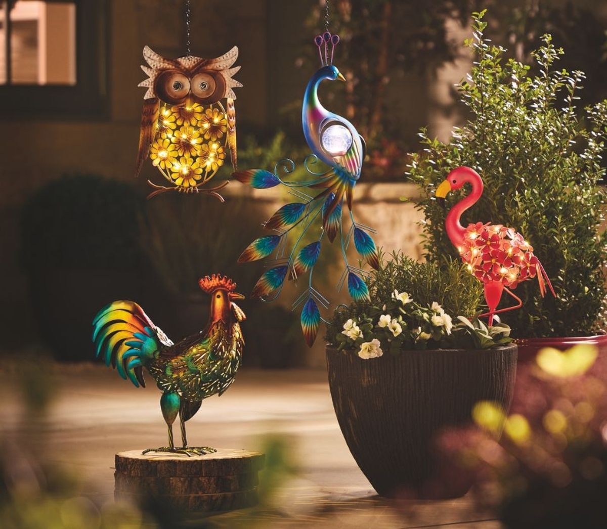 Solar LED Metal Animals