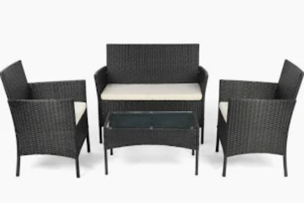 Garden Rattan Furniture Set