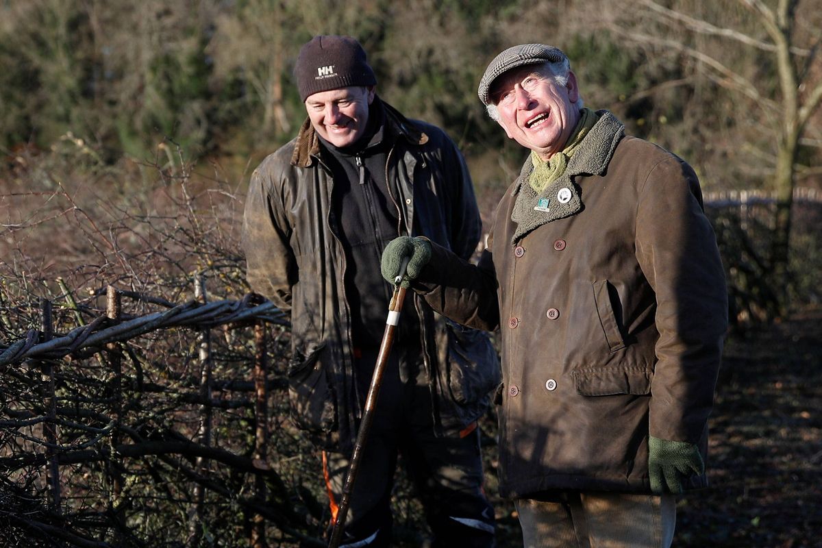 The Prince Of Wales Attends A Hedgelaying Event At Highgrove