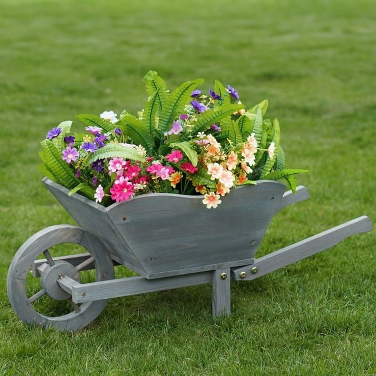 Jardin Wooden Wheelbarrow Planter