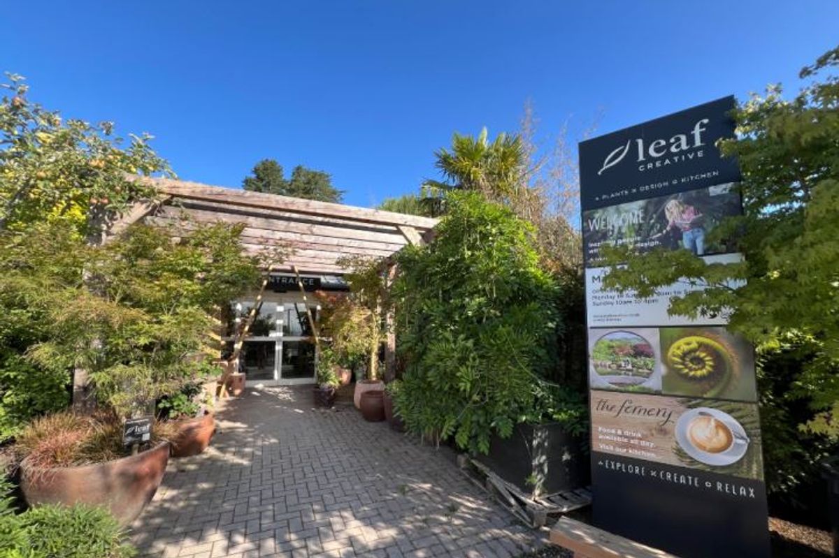 Leaf Creative garden centre in Huntley has now been rescued from administration