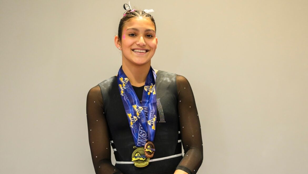 Garden City gymnastics' Charlotte Seebrath wins state titles in two events