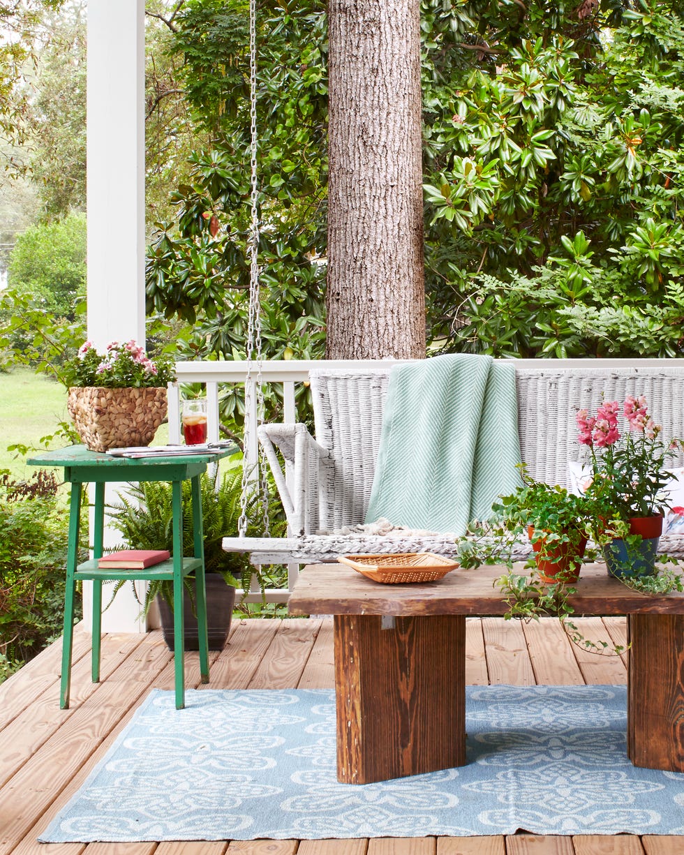 front porch with vintage white wicker swing front porch with vintage white wicker swing