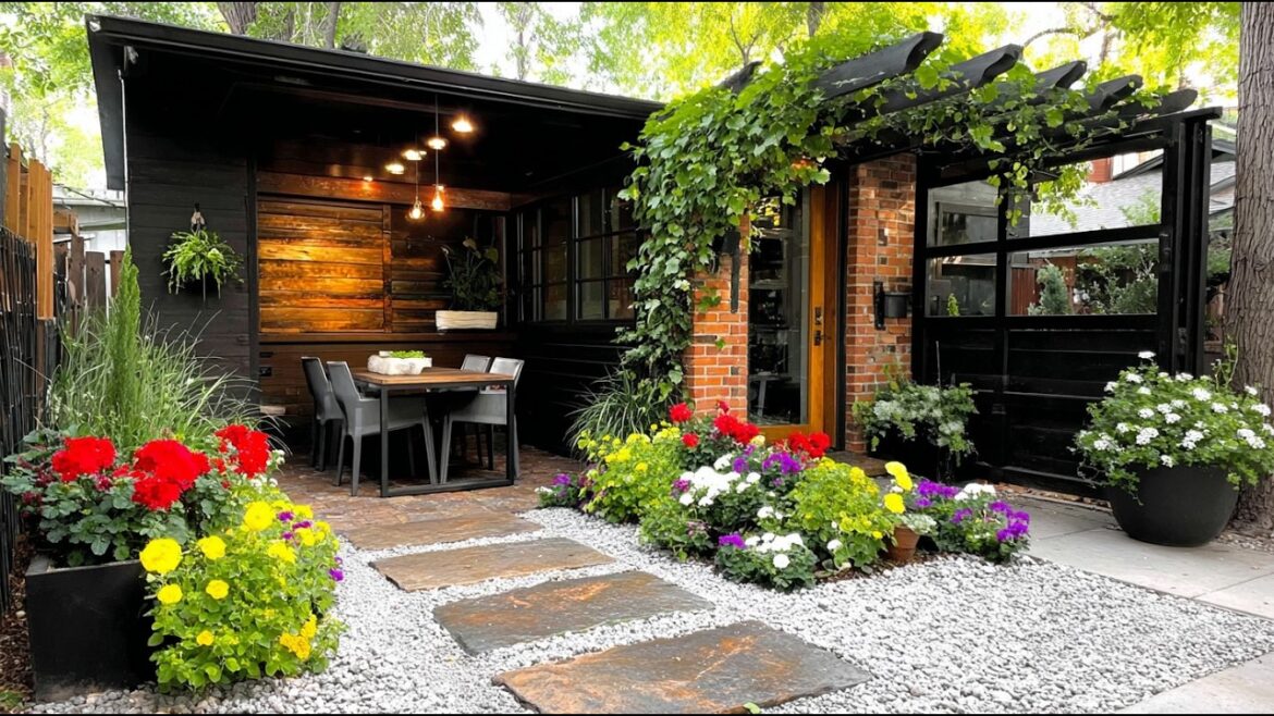 20 Elegant Small Garden Design Ideas with Beautiful Gate & Rustic Patio for Low Maintenance Cottage 20 Elegant Small Garden Design Ideas with Beautiful Gate & Rustic Patio for Low Maintenance Cottage