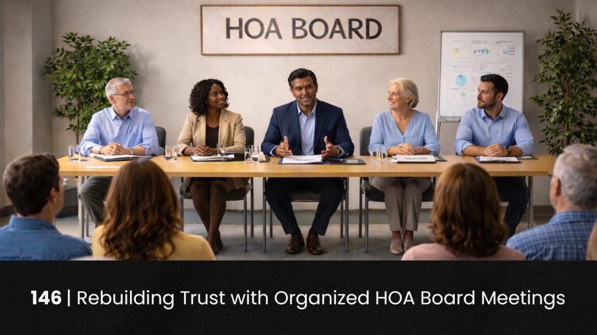146 | Rebuilding Trust with Organized HOA Board Meetings