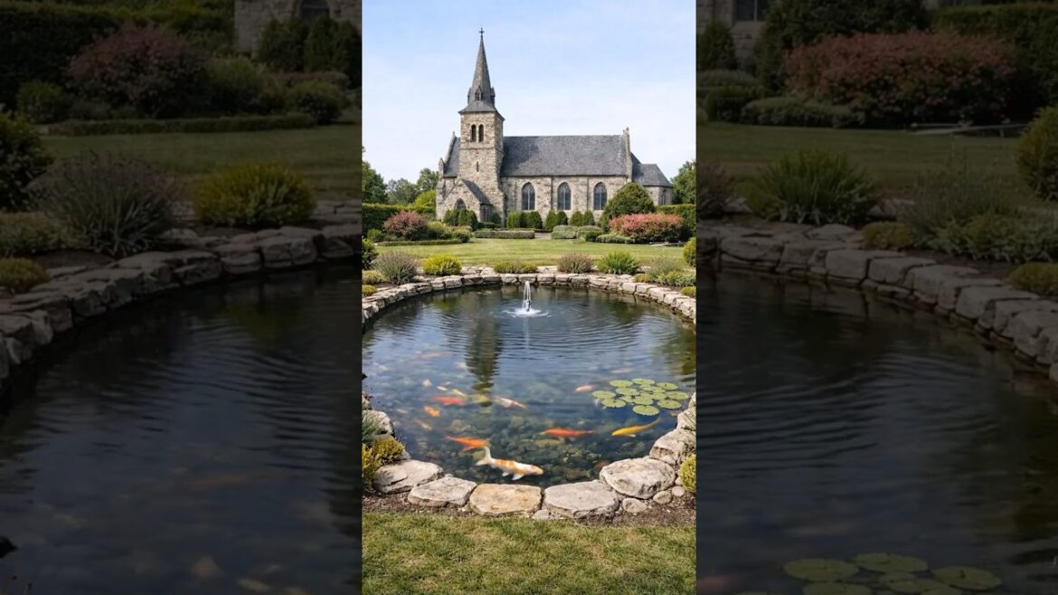 Empty yard to Stone Koi Pond in seconds🔥 #beforeandafter #backyardmakeover #pond #gardening Empty yard to Stone Koi Pond in seconds🔥 #beforeandafter #backyardmakeover #pond #gardening