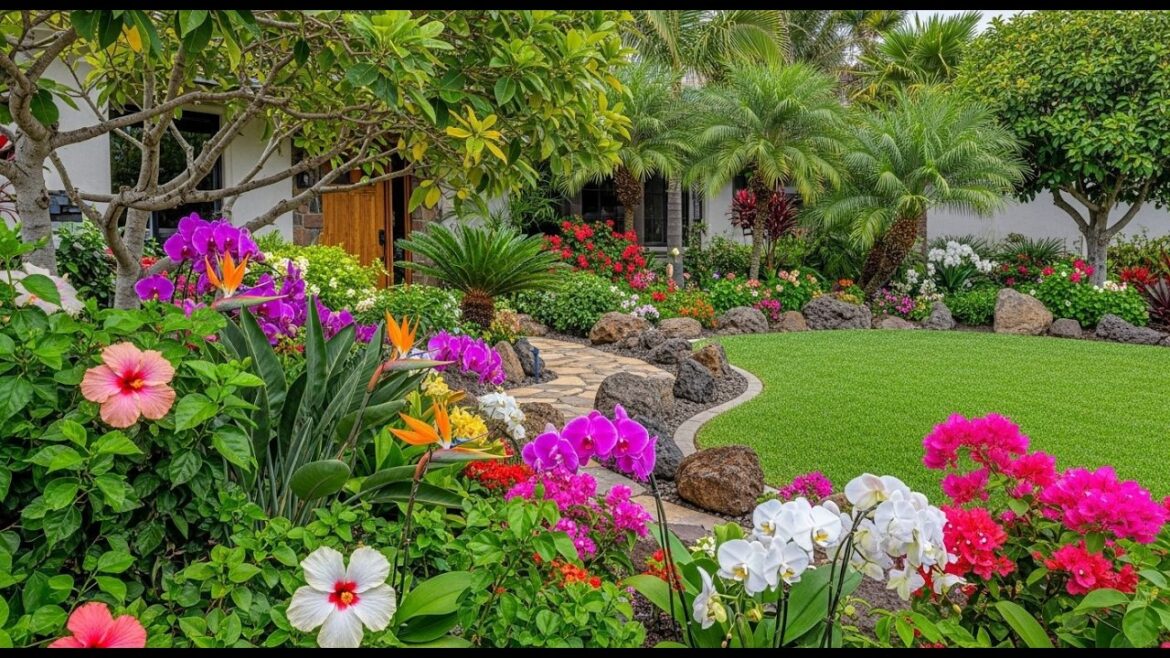 Tropical Front Yard Landscaping Ideas 🌴 Stunning Garden Designs