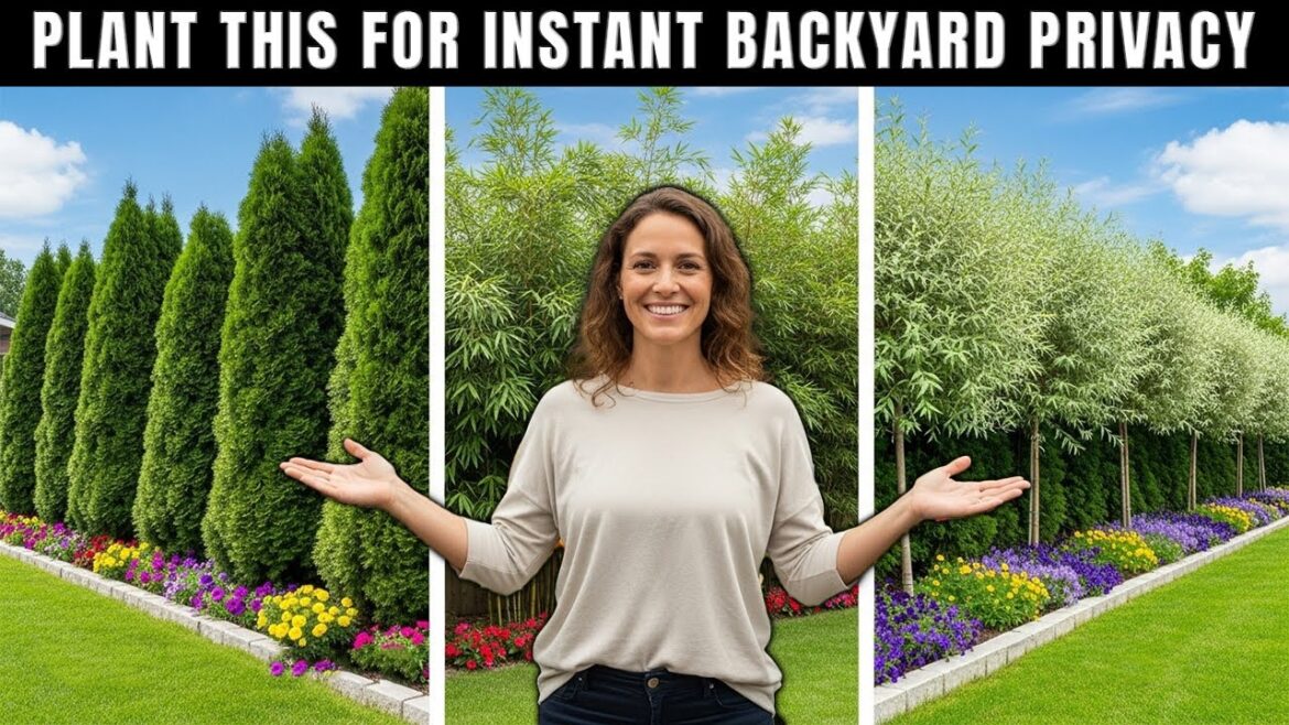 5 Best Trees for Instant Backyard Privacy – Transform Your Outdoor Space Today