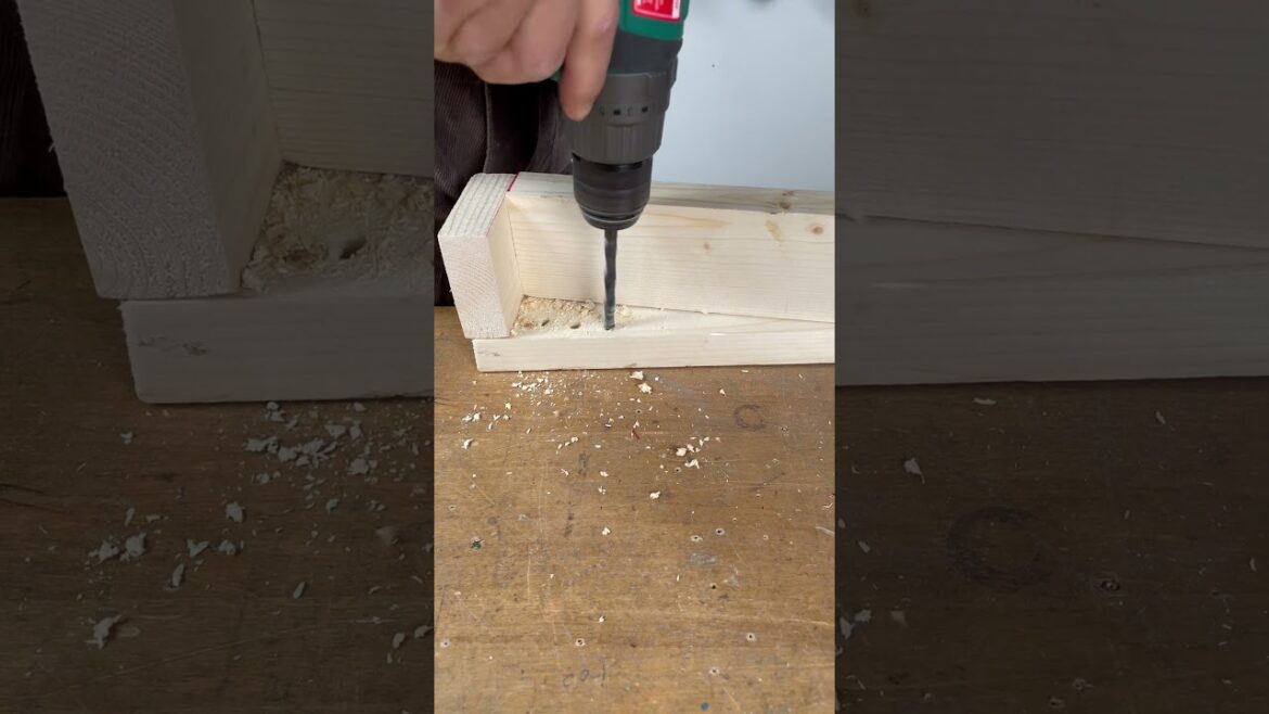 I challenged myself to build this with only hand tools. #woodworking