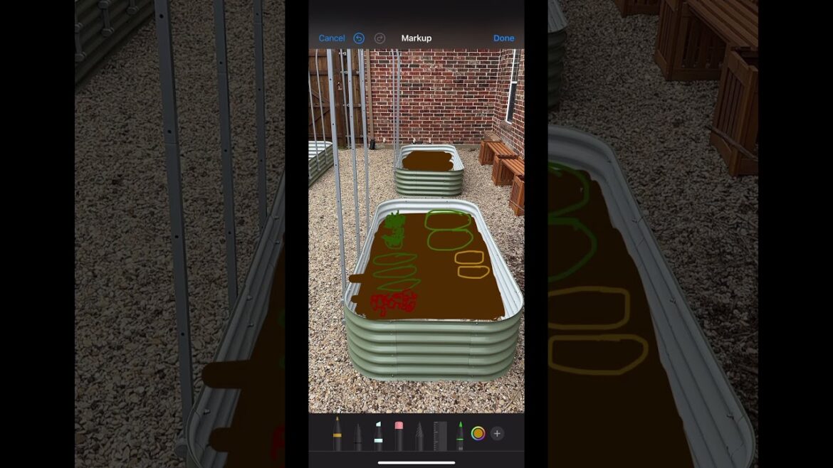 The plan for our backyard garden!