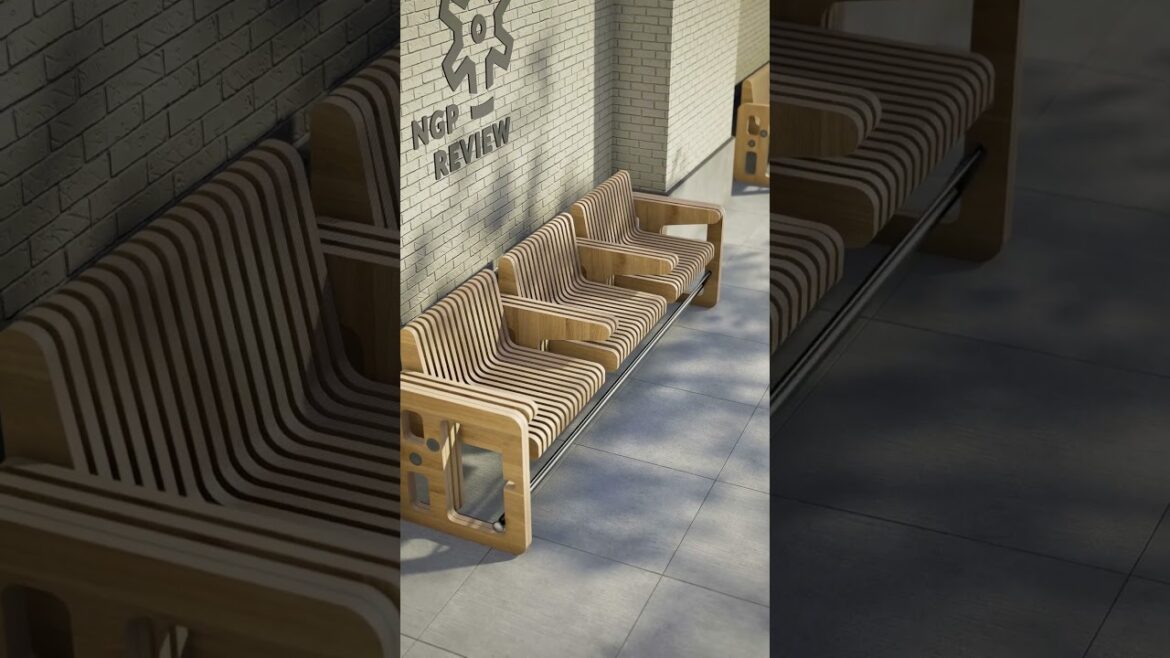 One Modular Bench, Infinite Configurations. DIY Garden Furniture Design