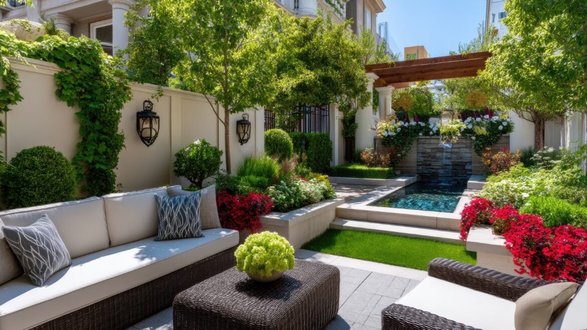 Luxury Backyard Oasis for Small Spaces | Elegant Garden & Patio Landscaping Ideas
