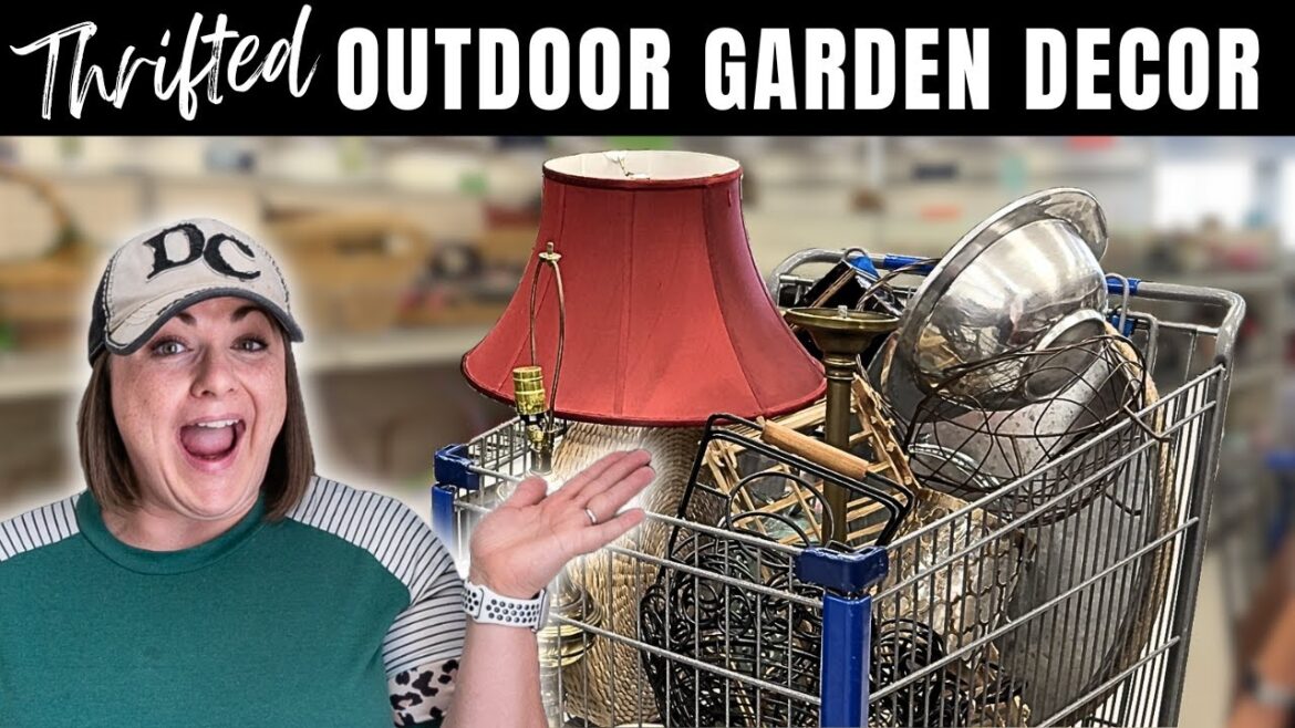 Thrifting For Clever Outdoor Garden Decor You Need To See! Thrifting For Clever Outdoor Garden Decor You Need To See!
