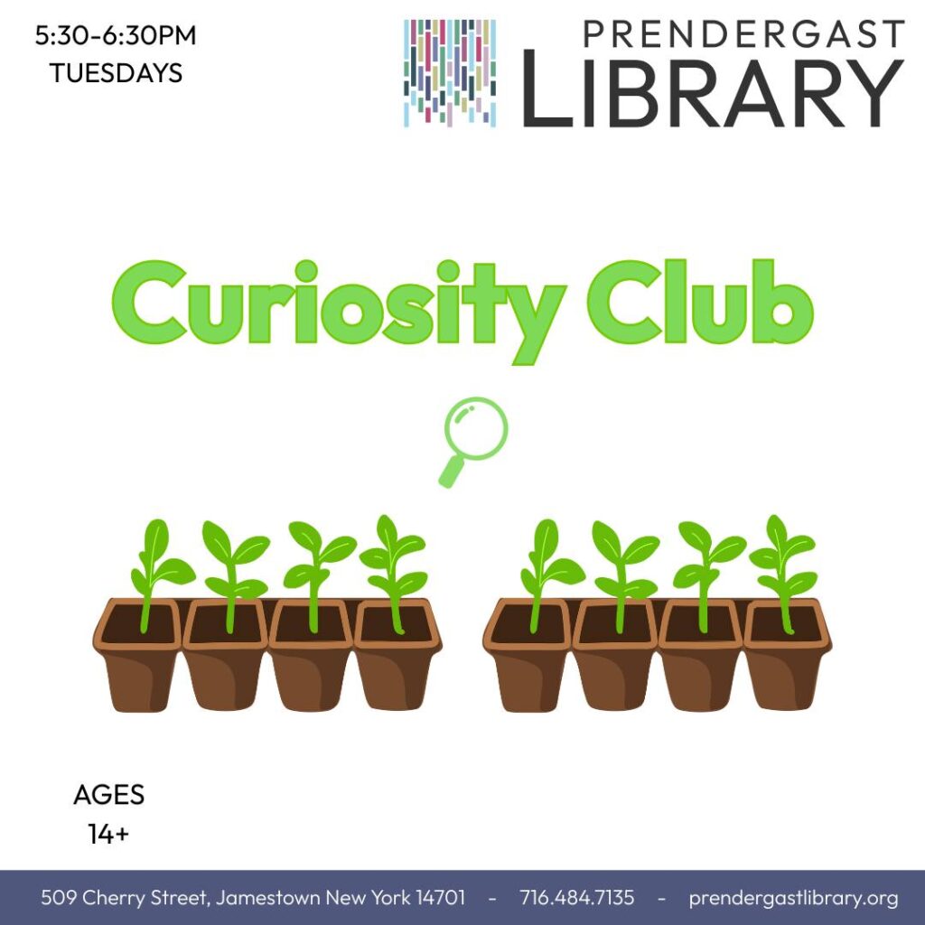 Prendergast Library’s Curiosity Club To Feature Gardening Speakers