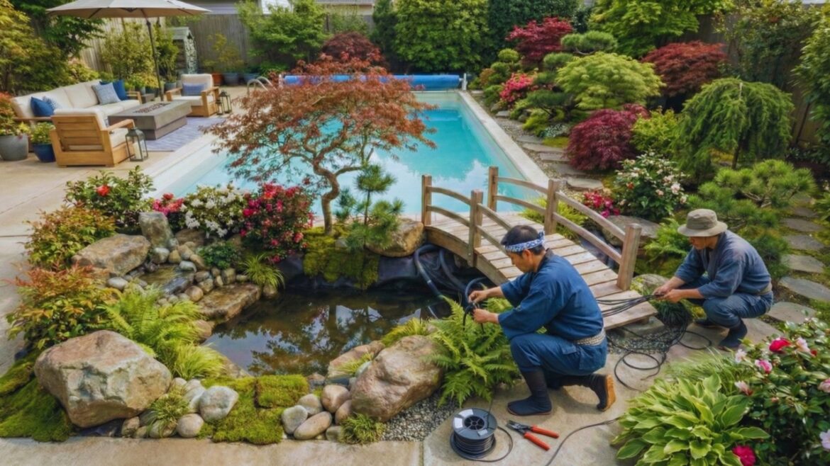 Japanese Garden Builds: 14 Beautiful Before & After Makeovers You Have to See