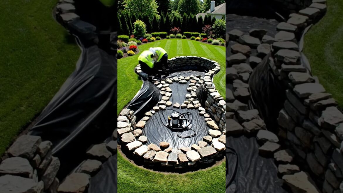 Pond Transformation: Backyard Dirt to Water Oasis