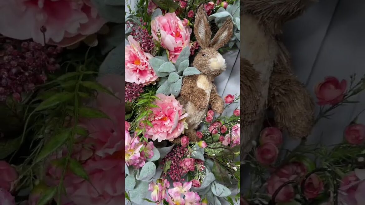 Inside Design School: The Oval Rabbit Pink Floral Wreath Tutorial Inside Design School: The Oval Rabbit Pink Floral Wreath Tutorial