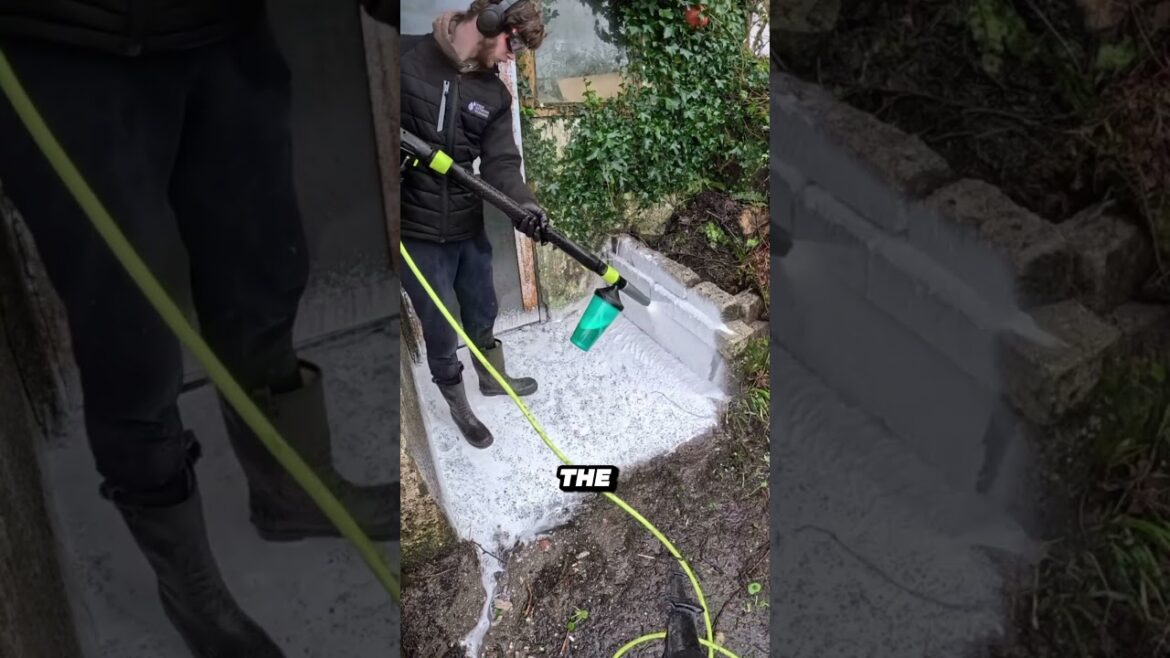 Grandson Restoring His Grandpa's Property | Cleaning | Transformation | Pressure Washing #shorts