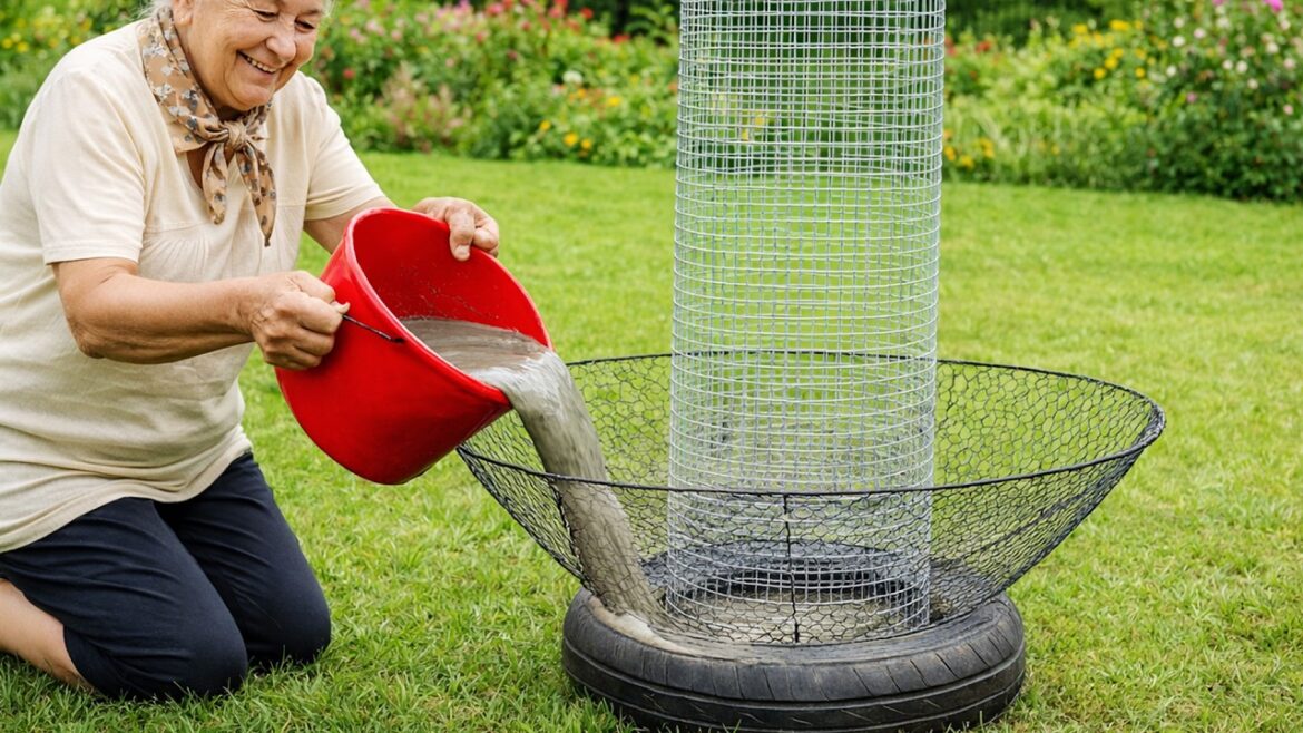 AMAZING Garden Art Ideas Using Cement and Trellis / how to make flower pots in the garden