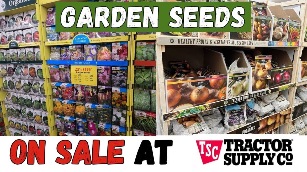 Garden Seeds on Sale at Tractor Supply – Stock Up Before It’s Gone