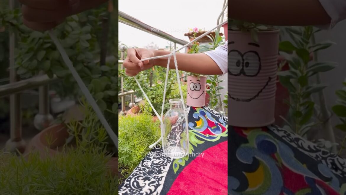 Thanks for 2L+views DIY Hanging Planter from a Glass Bottle in Minutes#diy #homedecor #plantlover
