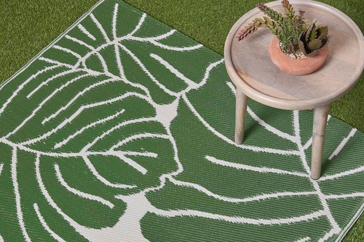 Shoppers can currently get the garden rug for £20.69 with the code SPRING10