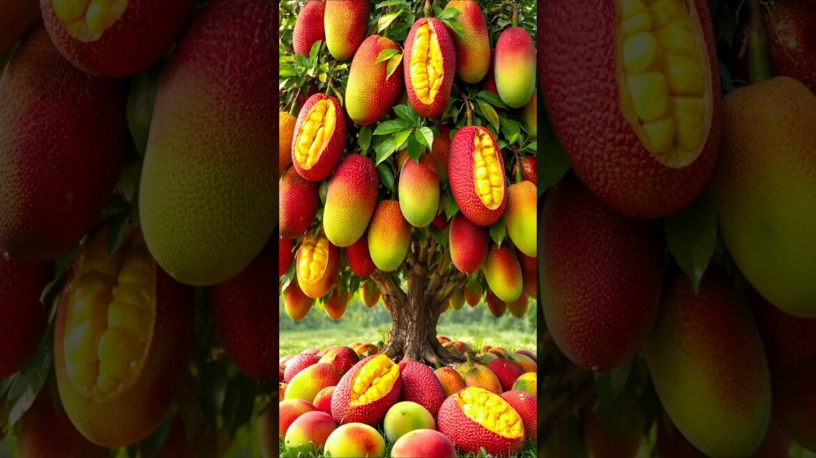 Quick and easy method to propagate and grow jackfruit trees #garden #fruits #farm