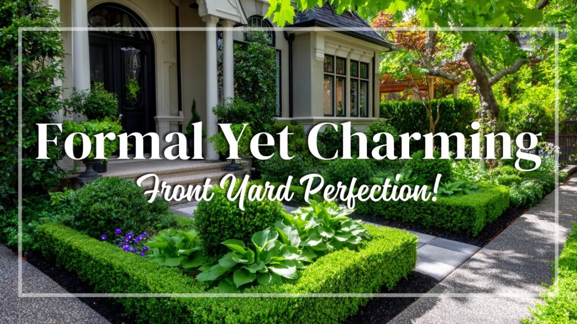 Formal Front Yard Garden Ideas à la Française 🌷 Refined Style in Limited Space