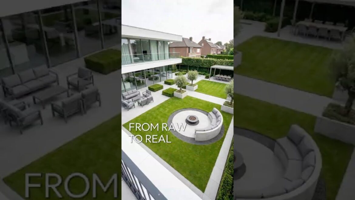 Modern Backyard Landscape Transformation | Luxury Garden Design Timelapse #designinspiration Modern Backyard Landscape Transformation | Luxury Garden Design Timelapse #designinspiration