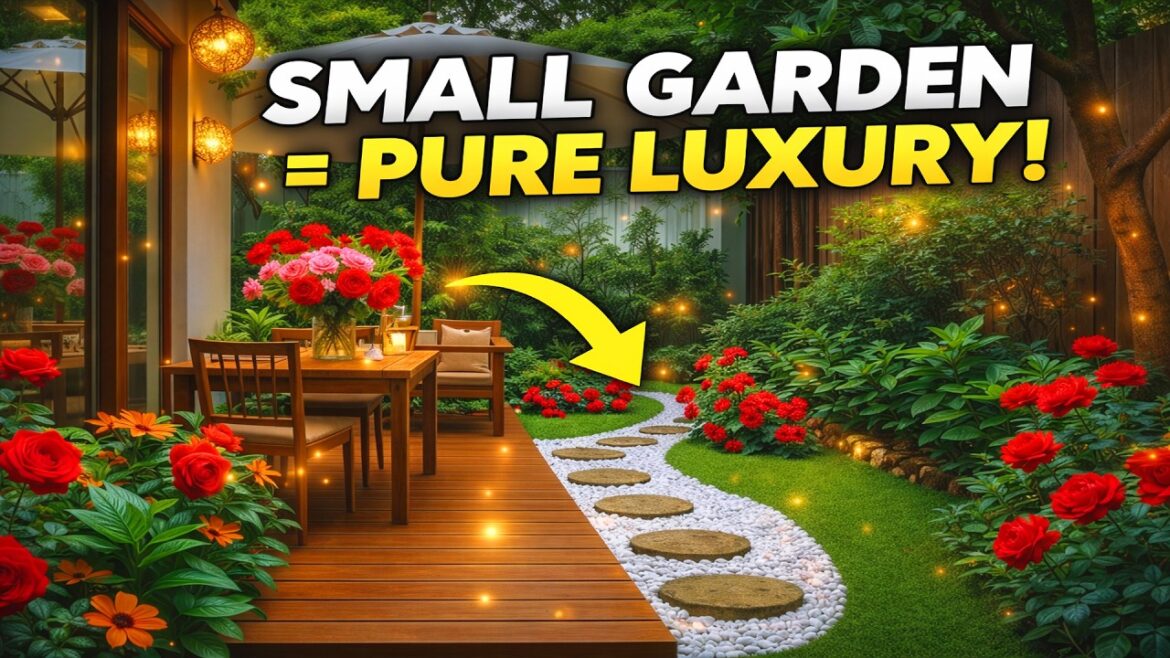 This Small Backyard Feels Like a Private Resort 😍 | Luxury Garden Tour