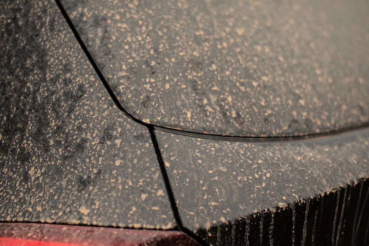 Saharan dust 'blood rain' leaves a thick, grainy film that stains and scratches