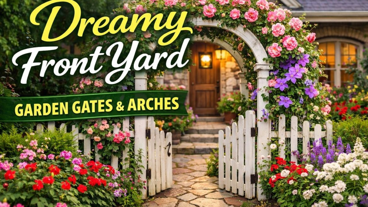 Landscaping Dreamy Entryways: Beautiful Small Front Yard Garden Gates & Arches Landscaping Dreamy Entryways: Beautiful Small Front Yard Garden Gates & Arches