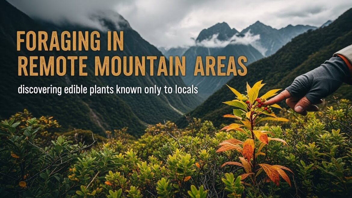 Foraging in Remote Mountain Areas – discovering edible plants known only to locals.