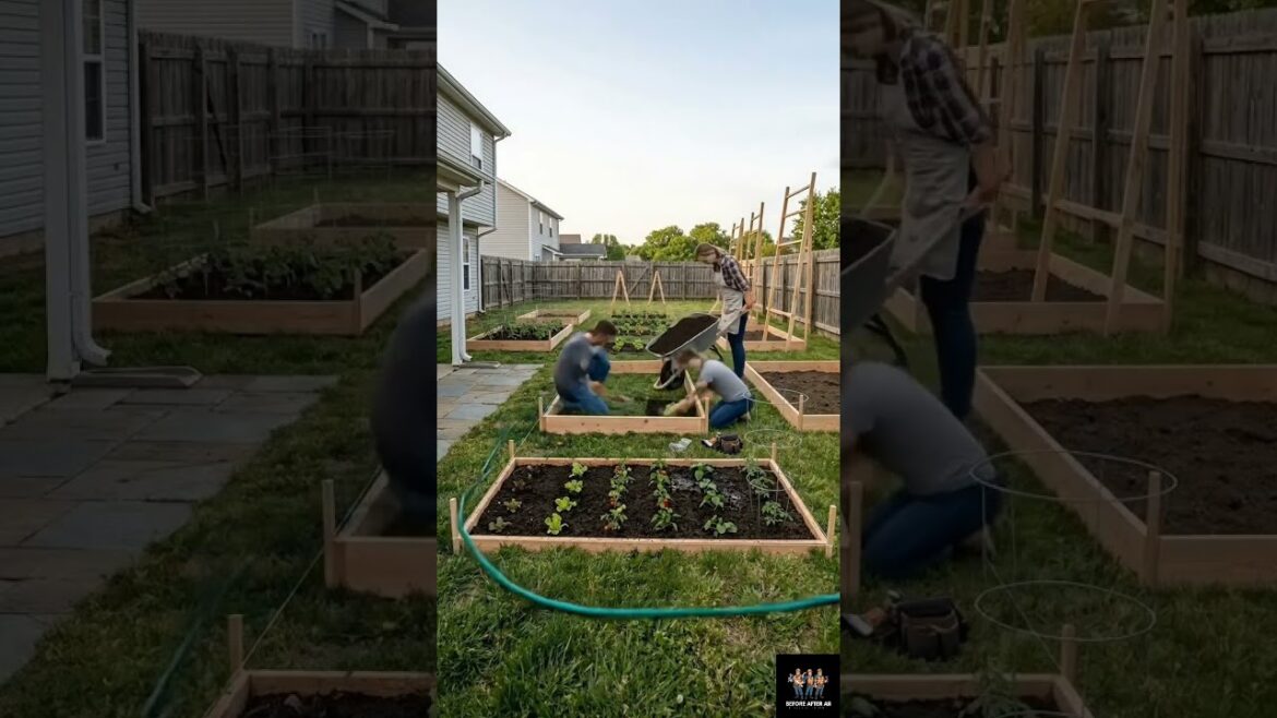 From Plain Yard to Beautiful Flower Garden 🌺 From Plain Yard to Beautiful Flower Garden 🌺