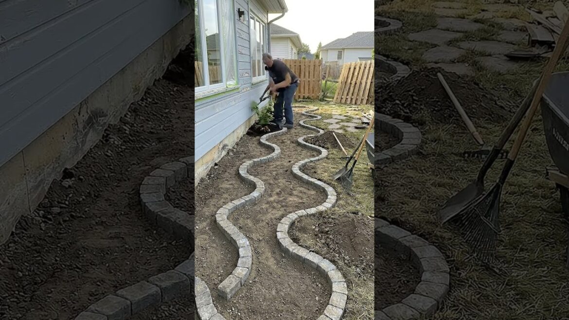 From a messy backyard to a beautiful flower garden and a real relaxation area 🌸🌿 #backyardgarden