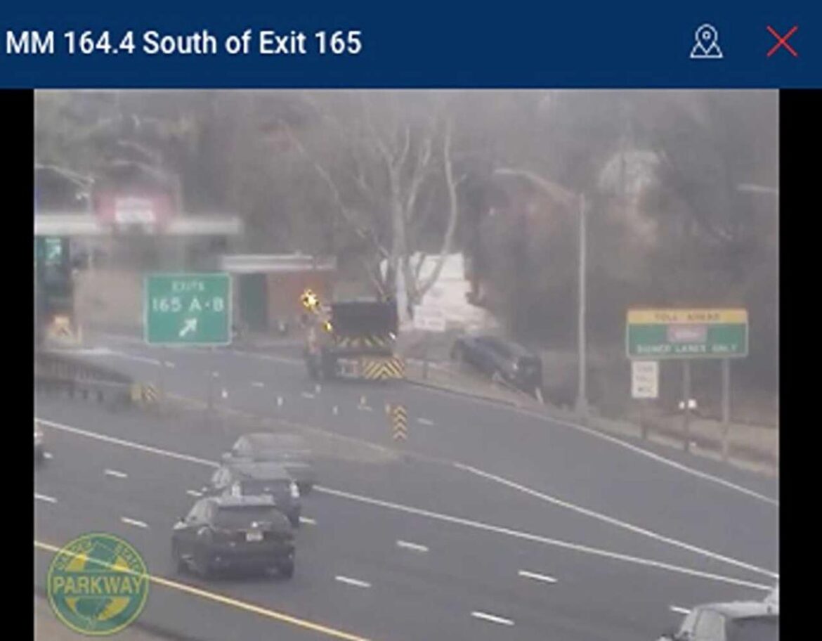 Crash Sends Vehicle Off Garden State Parkway Ramp In Paramus: DOT Daily Voice