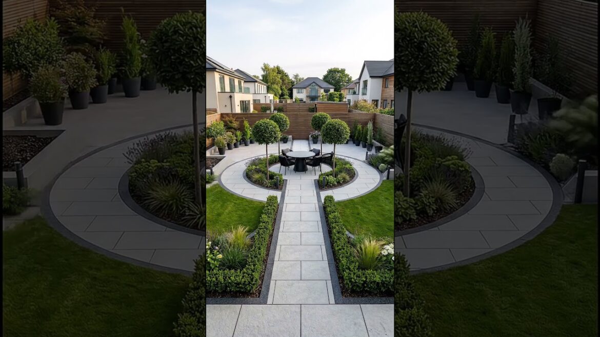 Stunning Modern Garden Design: Step-by-Step Landscaping and Furniture Setup #designinspiration Stunning Modern Garden Design: Step-by-Step Landscaping and Furniture Setup #designinspiration