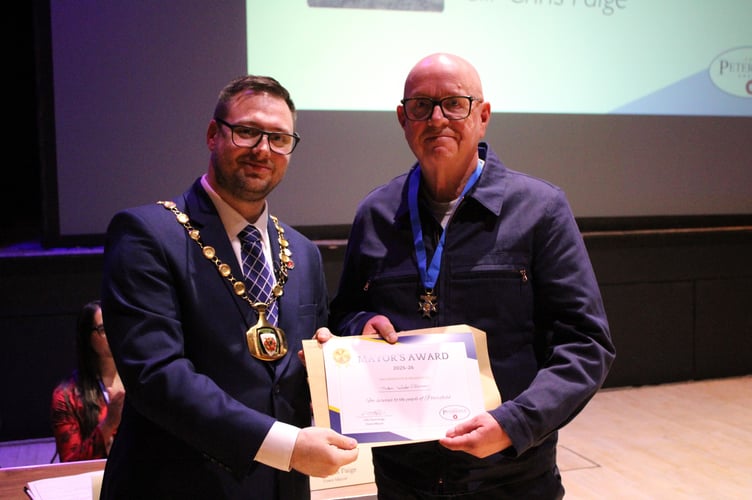 Petersfield Mayor's Award John Wade-Palmer