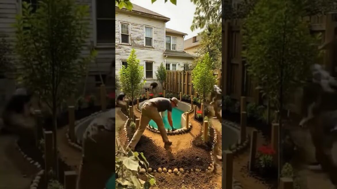 Overgrown Yard Makeover #timelapse #makeover #motivation #funny #garden