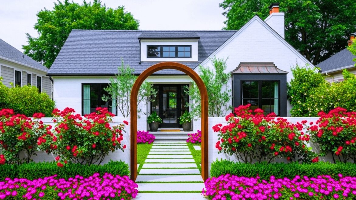Dreamy Entryways to Enchant | Stunning Small Front Yard Garden Gates & Modern Arch Designs