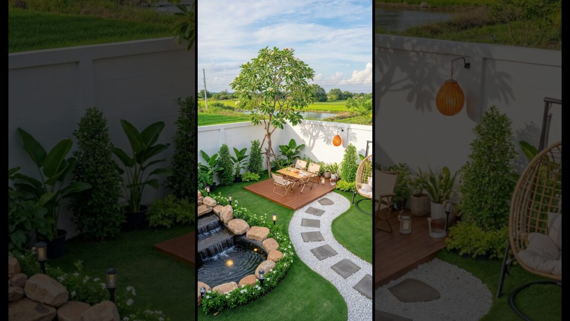 The Most Satisfying Backyard Renovation #diy #before&after #shorts